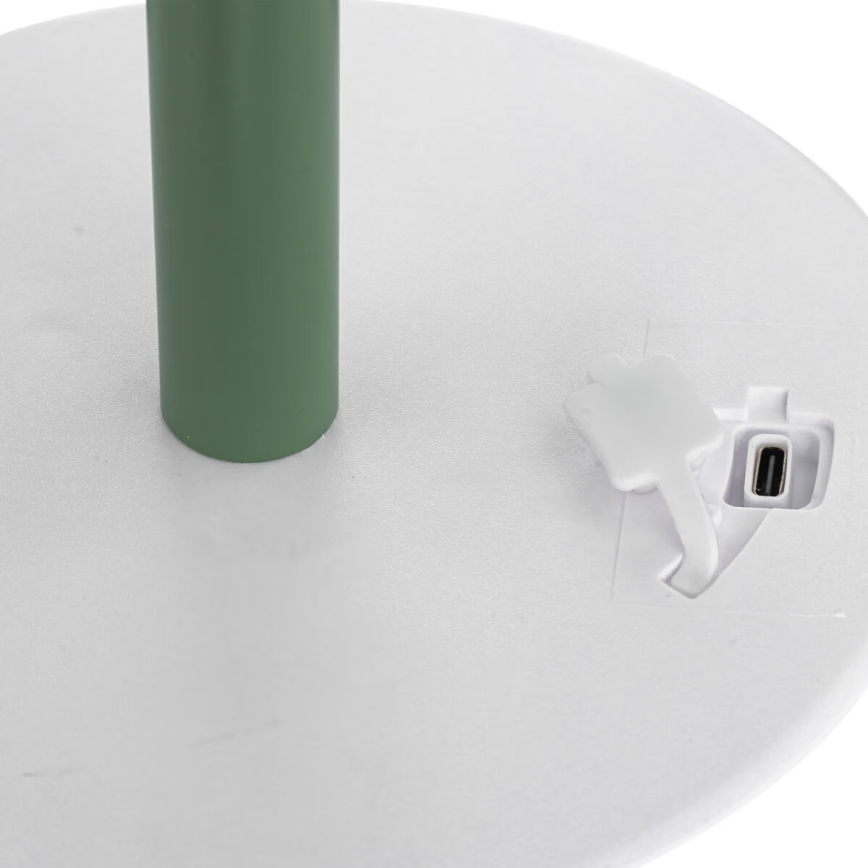 Atmosphera - LED RGBW Oplaadbaar buitenshuis tafellamp ZACK LED/3,7V 1200 mAh IP44 groen