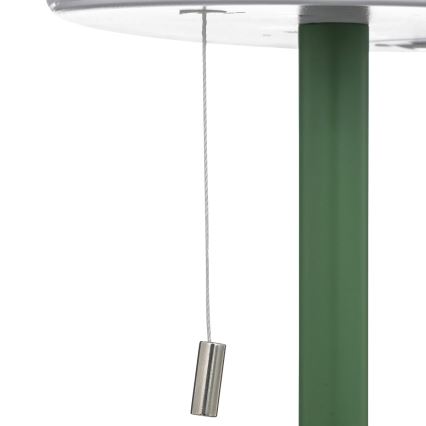 Atmosphera - LED RGBW Oplaadbaar buitenshuis tafellamp ZACK LED/3,7V 1200 mAh IP44 groen
