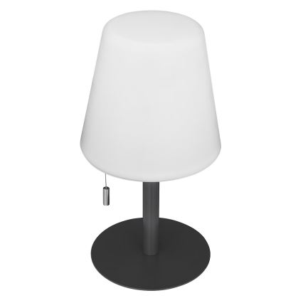 Atmosphera - LED RGBW Oplaadbaar buitenshuis tafellamp ZACK LED/3,7V 1200 mAh IP44 zwart