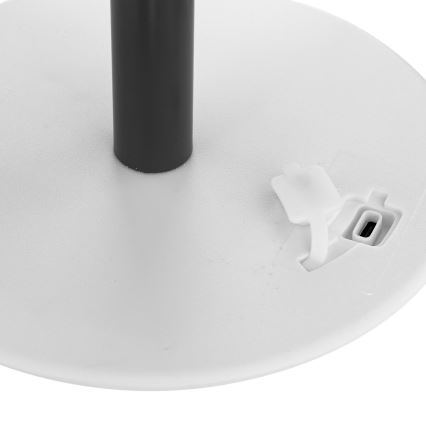 Atmosphera - LED RGBW Oplaadbaar buitenshuis tafellamp ZACK LED/3,7V 1200 mAh IP44 zwart