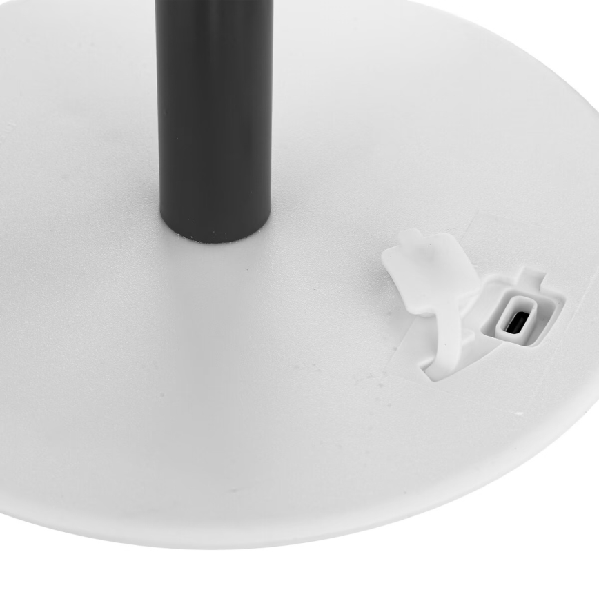 Atmosphera - LED RGBW Oplaadbaar buitenshuis tafellamp ZACK LED/3,7V 1200 mAh IP44 zwart