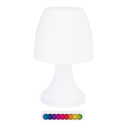 Atmosphera - LED RGB Tafellamp voor buiten DOKK LED/3xAAA 27,5 cm IP44