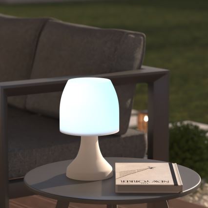 Atmosphera - LED RGB Tafellamp voor buiten DOKK LED/3xAAA 27,5 cm IP44