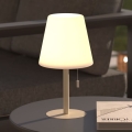 Atmosphera - LED RGBW Oplaadbaar buitenshuis tafellamp ZACK LED/3,7V 1200 mAh IP44 beige
