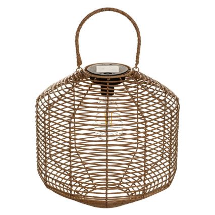 Atmosphera - LED Solar lamp CUBA LED/1,2V 800 mAh IP44 rotan