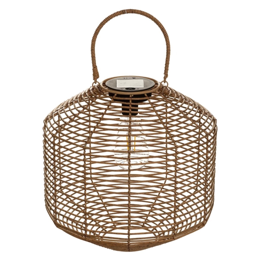 Atmosphera - LED Solar lamp CUBA LED/1,2V 800 mAh IP44 rotan