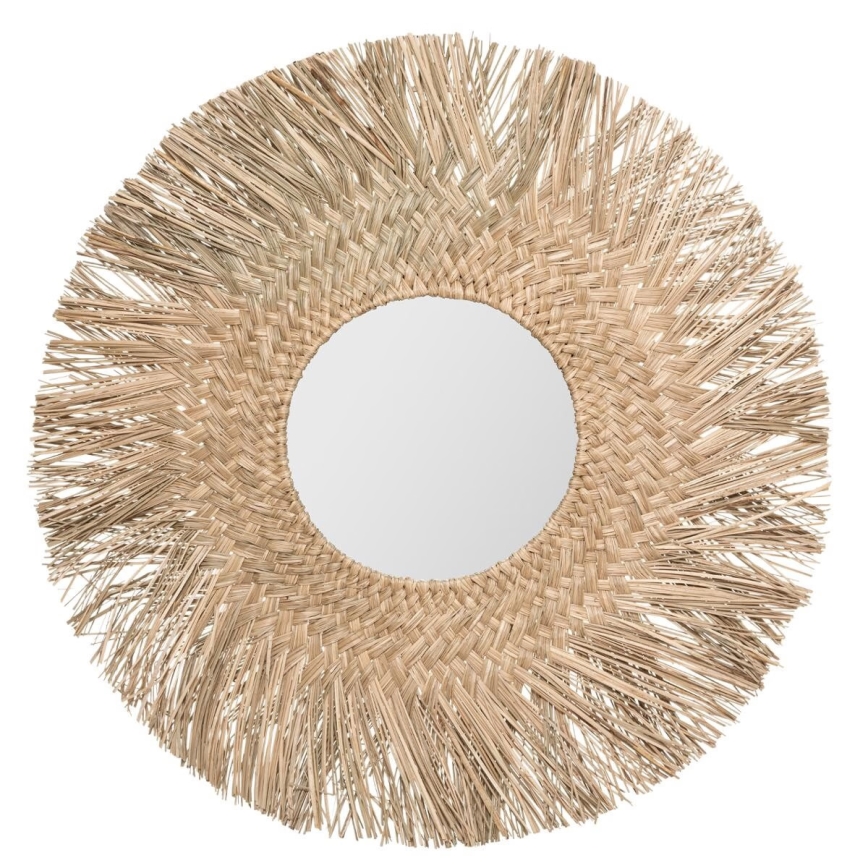 Atmosphera - muur spiegel AEL diameter 80 cm riet