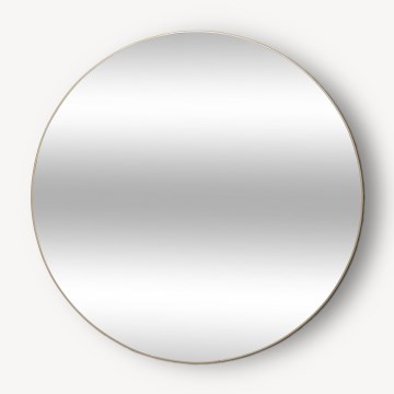 Atmosphera - muur spiegel ALICE diameter 110 cm goud