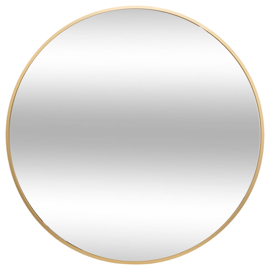 Atmosphera - muur spiegel ALICE diameter 70 cm goud