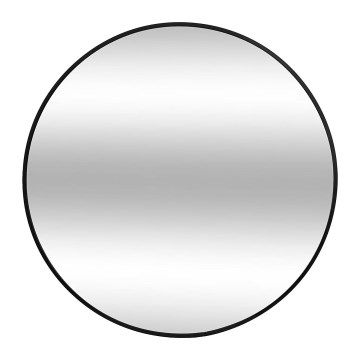 Atmosphera - muur spiegel ALICE diameter 70 cm zwart