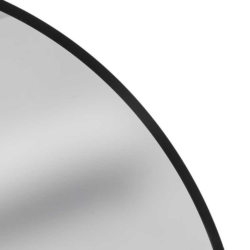 Atmosphera - muur spiegel ALICE diameter 70 cm zwart
