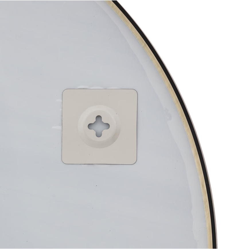 Atmosphera - muur spiegel ALICE diameter 70 cm zwart