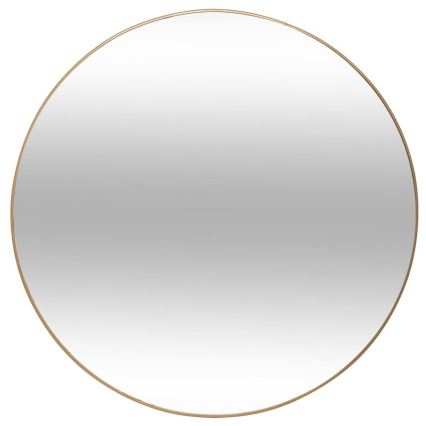 Atmosphera - muur spiegel ALICE diameter 76 cm goud