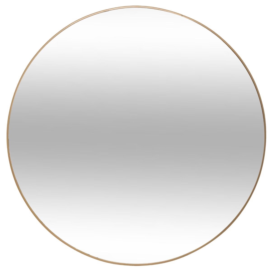 Atmosphera - muur spiegel ALICE diameter 76 cm goud