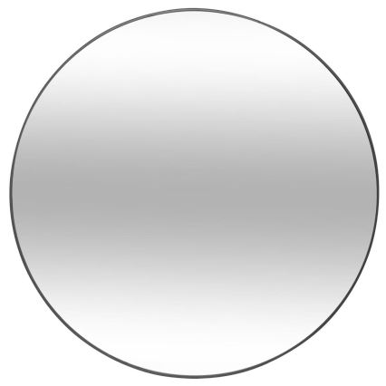Atmosphera - muur spiegel ALICE diameter 76 cm zwart
