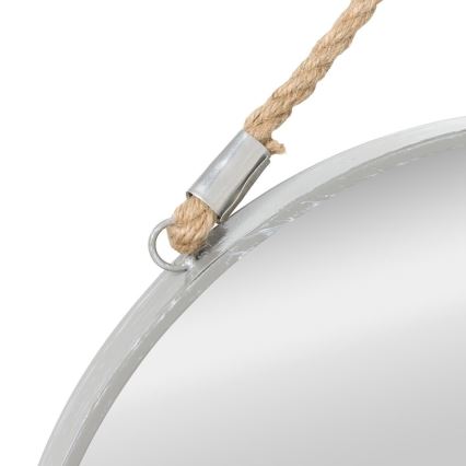 Atmosphera - muur spiegel EDEN diameter 38 cm zilver