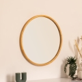 Atmosphera - muur spiegel KIM diameter 55 cm rubberen boom