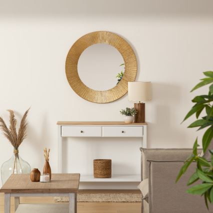 Atmosphera - muur spiegel MILDA diameter 90 cm
