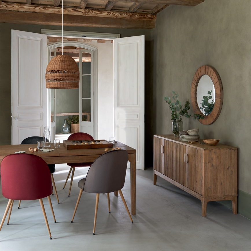 Atmosphera - muur spiegel PAMELA diameter 83 cm spar