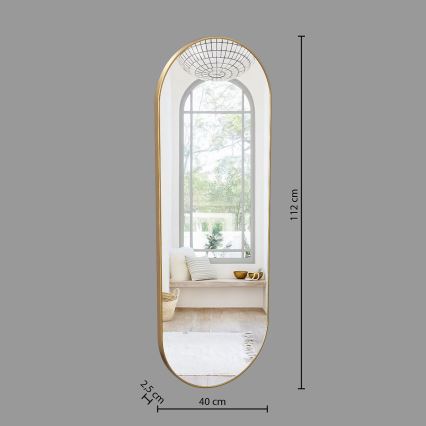 Atmosphera - muur spiegel SELENA 112x40 cm goud