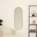 Atmosphera - muur spiegel SELENA 112x40 cm zwart