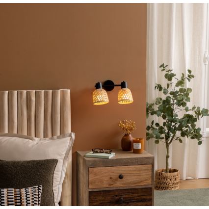 Atmosphera - Spotlamp LIO 2xE14/25W/230V bamboe