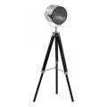 Atmosphera - Staande Lamp EBOR 1xE27/25W/230V grenen/glanzend chroom