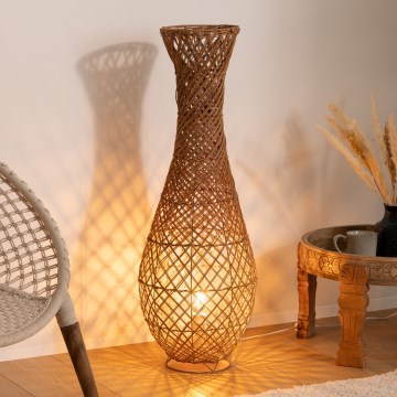 Atmosphera - Staande Lamp ELOISE 1xE27/40W/230V rotan