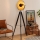 Atmosphera - Staande Lamp LAHTI 1xE27/25W/230V paulownia