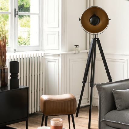 Atmosphera - Staande Lamp LAHTI 1xE27/25W/230V paulownia