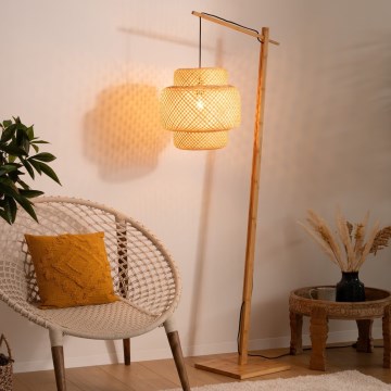 Atmosphera - Staande Lamp LIBY 1xE27/40W/230V bamboe
