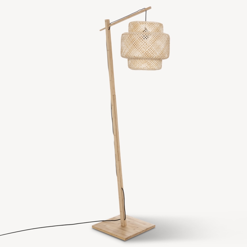 Atmosphera - Staande Lamp LIBY 1xE27/40W/230V bamboe
