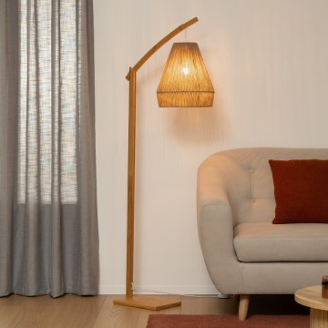 Atmosphera - Staande Lamp PALM 1xE27/60W/230V bamboe/hennep