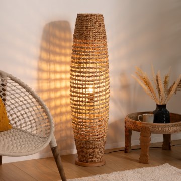 Atmosphera - Staande Lamp SAND 1xE27/40W/230V beuken/waterhyacint
