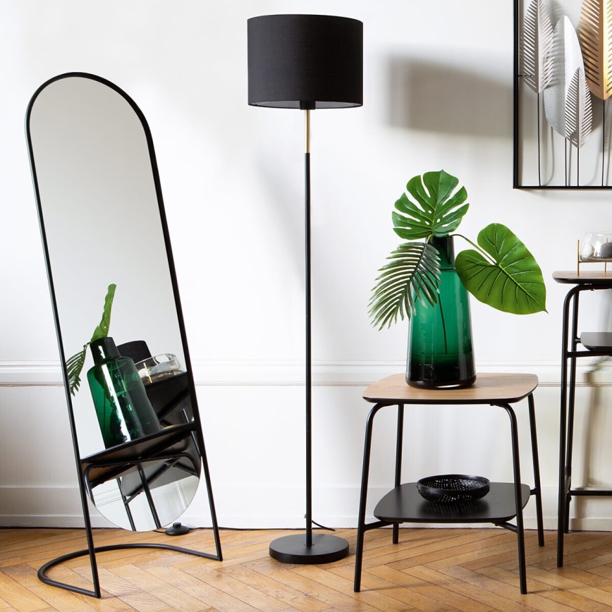 Atmosphera - Staande spiegel JEF 136x39,5 cm zwart