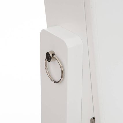 Atmosphera - Staande spiegel met sieradenopbergvak KRISTIN 146,8x37 cm wit