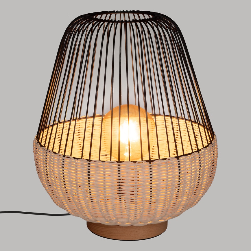 Atmosphera - Tafellamp ANEA 1xE27/40W/230V rotan