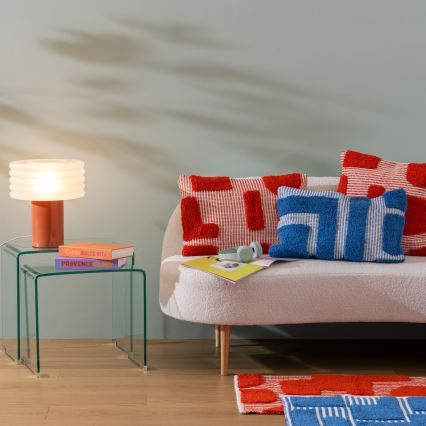 Atmosphera - Tafellamp ASTI 1xE27/60W/230V baksteenrood