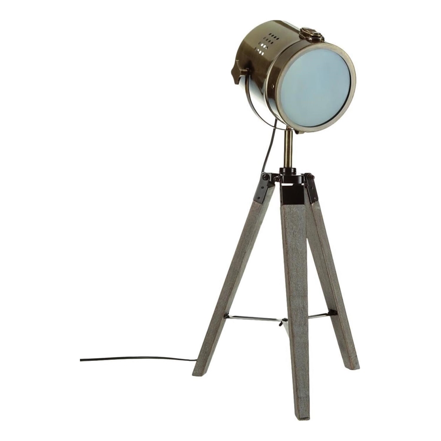 Atmosphera - Tafellamp EBOR 1xE14/25W/230V grenen/messing