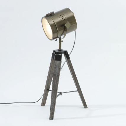 Atmosphera - Tafellamp EBOR 1xE14/25W/230V grenen/messing