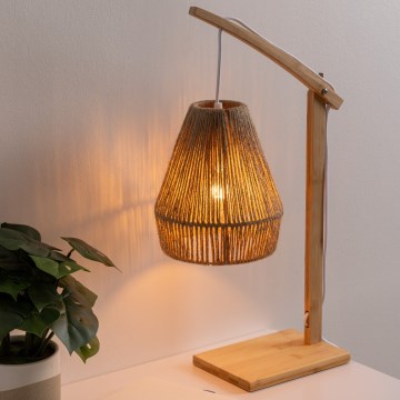Atmosphera - Tafellamp KARLA 1xE27/40W/230V bamboe