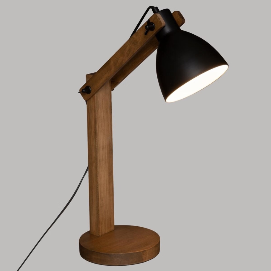 Atmosphera - Tafellamp KUBA 1xE14/25W/230V grenen