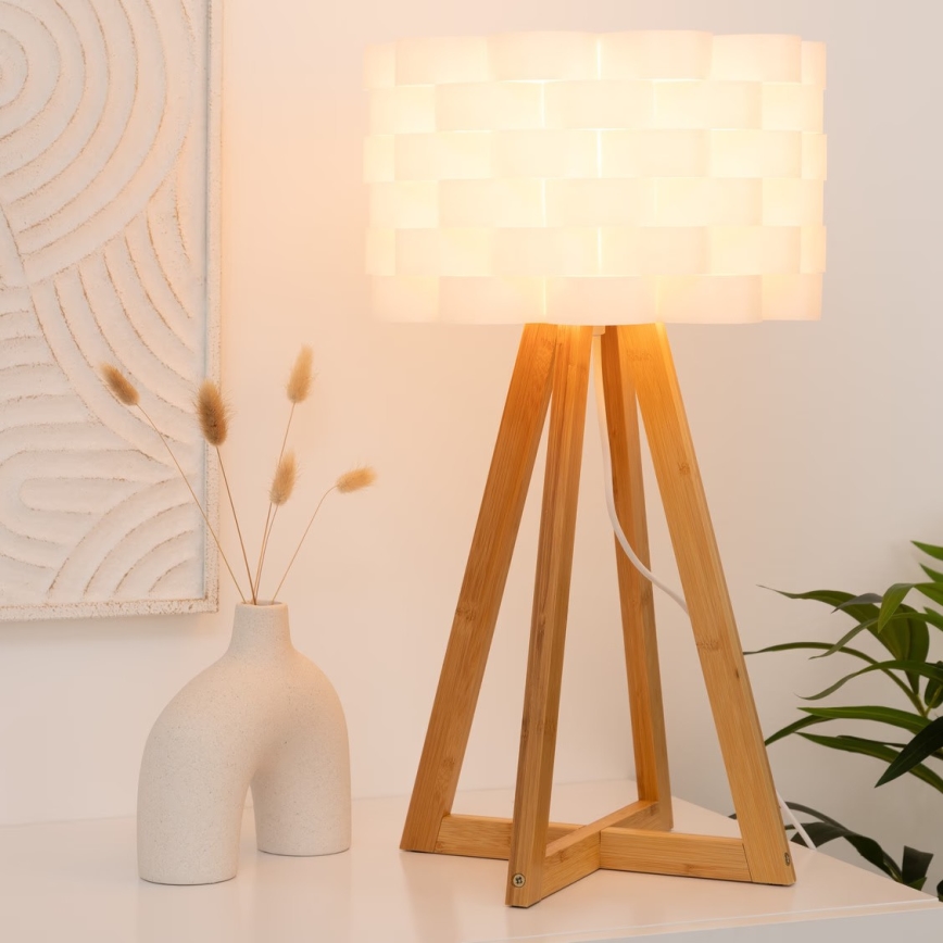 Atmosphera - Tafellamp MOKI 1xE14/40W/230V bamboe