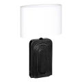 Atmosphera - Tafellamp MONIA 1xE14/60W/230V zwart/wit