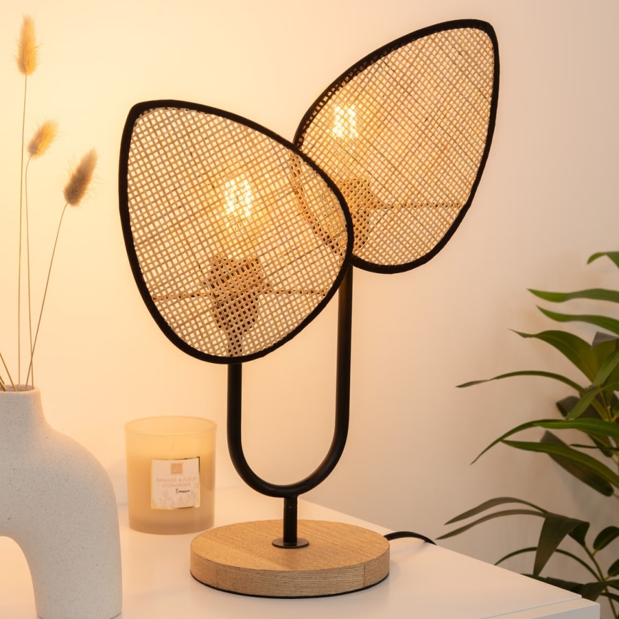 Atmosphera - Tafellamp OLME 1xE27/40W/230V rotan