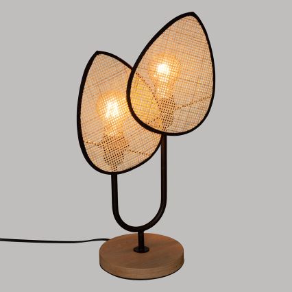 Atmosphera - Tafellamp OLME 1xE27/40W/230V rotan