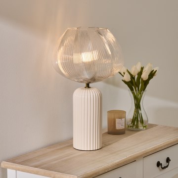 Atmosphera - Tafellamp PHYLAS 1xE14/40W/230V beige
