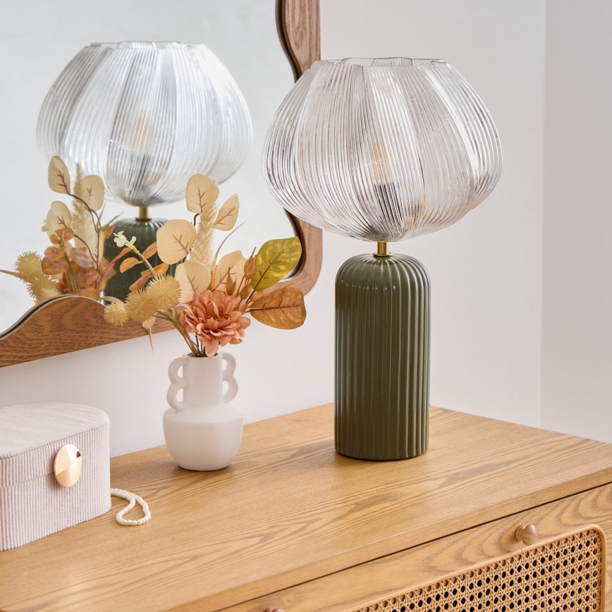Atmosphera - Tafellamp PHYLAS 1xE14/40W/230V groen