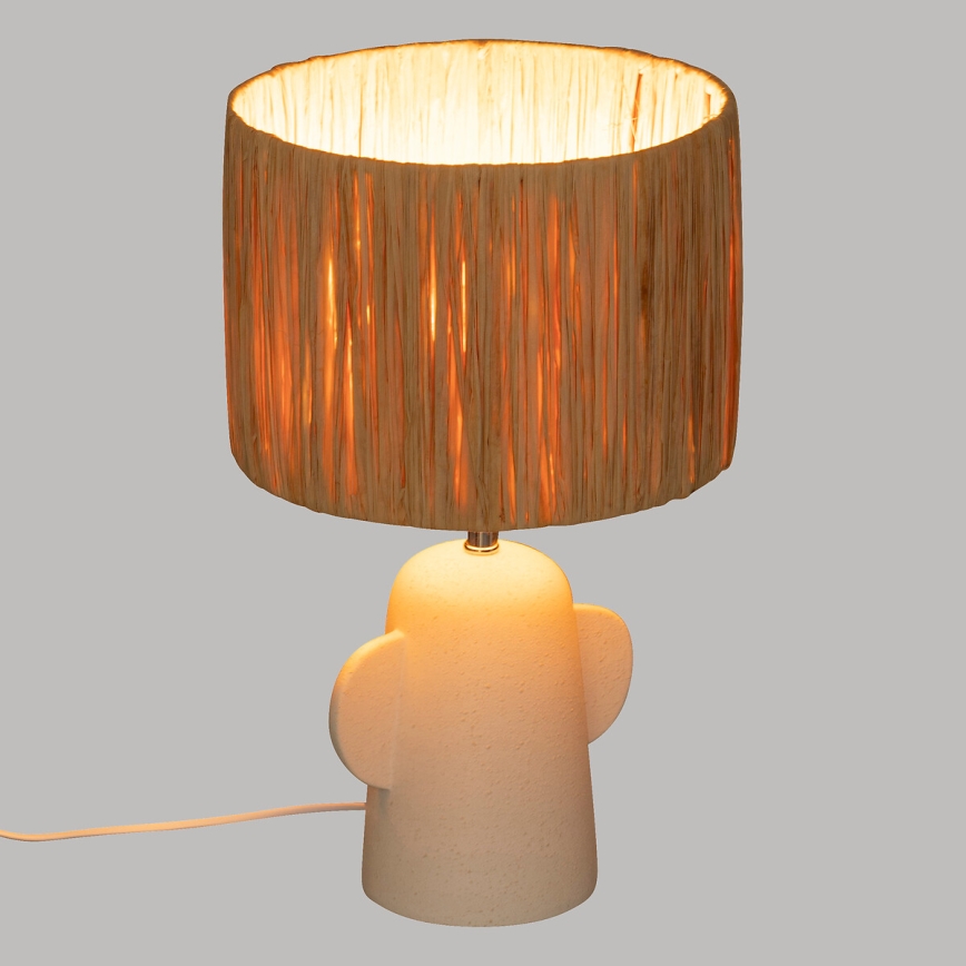 Atmosphera - Tafellamp RAIA 1xE27/40W/230V raffia bast