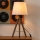 Atmosphera - Tafellamp RUNO 1xE27/25W/230V hout/wit